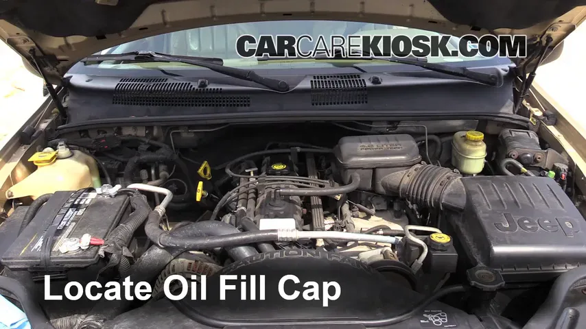 2000 Jeep Cherokee Sport 4.0L 6 Cyl. (4 Door) Oil